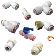 Conectores Rápidos Para Mangueras Semirrígidas De 12 Mm, Conector Gz De 3/8" Y 12 Mm.