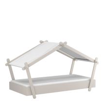 Lit Cabane Enfant Moderne Gris Clair Mallaury