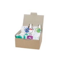 Kit de reposición para botiquín de primeros auxilios – 5 a 10 personas – Manta de supervivencia, vendas, tijeras, guantes