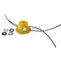 Trimmerkopf Universal RIF 1602440 – Durchmesser 93 mm – Kompatibel mit 20 mm und 25,4 mm – Für Freischneider und Kantenschneider