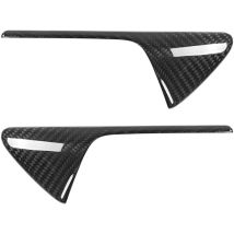 Par De Cubiertas De Ventilación Para Cámara De Guardabarros Laterales, Embellecedor De Fibra De Carbono Auténtica Para Model 3 Sxy, Decoración 