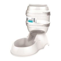 M-pets Distributore Di Croccantini Cylinder - 3500ml - Bianco - Per Cane