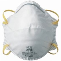 Maschera antipolvere FFP1 – 20 pezzi – Polipropilene, Poliestere – Protezione contro polveri e aerosol