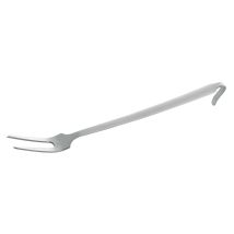 Piazza Forchettone, Acciaio Inox, Argento, 42 Cm