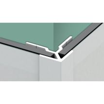 Profilé En L - Kinewall Design - Kinedo - Montage En Angle Sortant - Blanc