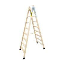 Escaleras Climent - Escalera Ind Tijera 2,00mt 8 Peldaños Dob Mad Climent