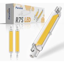 Lucky-88 - R7s Led 118mm Dimmable 1200lm, 20w R7s Led Bulb Warm White 3200k, Replacement J7s Halogen 180w-200w Lamp, R7s Led Cob Linear High Light, 