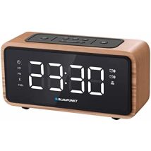 Radio Sveglia FM PLL – CR65BT – Orologio con doppia sveglia, Bluetooth, Display LED – Blaupunkt