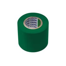 Cinta adhesiva aislante verde 50 mm x 20 m – 4 piezas – PVC – Aislamiento eléctrico y protección de cables