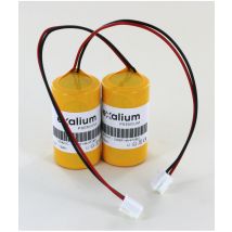 Atls - 2 X Baterías Litio 3.6v 13ah Para Sirène Radio Sirynx-rf, Sirus-rf