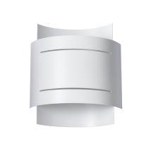 LEDBOX – Hestia White Wall Lamp – Steel, 21 cm x 8.5 cm x 23 cm – Bedroom Wall Light