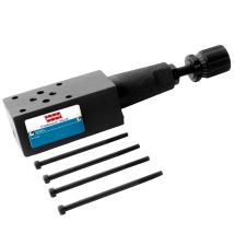 Winchmax – Modular Hydraulic Pressure Regulator Relief Valve CETOP3/NG6 – 3.5-14 MPa Pressure Adjustment – 35 l/min Flow Rate – 1.5 kg Weight