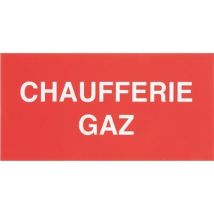 Etiq Chaufferie Gaz Cz08