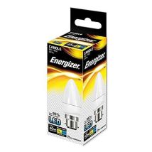 EDM – Energizer LED Candle Bulb 470 Lumens 5.9W BC (B22) Non-Dimmable Warm White 2700K – 15,000 Hours Lifespan