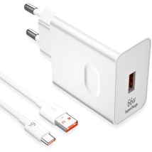 Chargeur Rapide 66w Usb C 1m – Courant 6a – Recharge 80% En 30 Min – Compatible Honor Magic 6/7/90 Lite Et Huawei - Magic7
