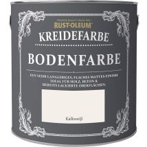 Rust-oleum Kreidefarbe Bodenfarbe 2,5 L Kalkweiß Kreidefarbe