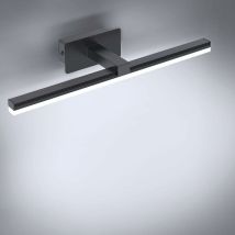 Osqi – Lampada A Specchio A Led Da 9w – Luce Bianca Fredda 6000k – Flusso Luminoso 720lm – 40 Cm Per Bagno – Montaggio A Parete Ip44 – Bath 720 Lm