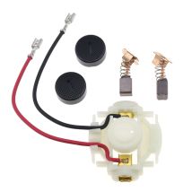 Zvd - Set Of Carbon Brush Holder Cb430 And Covers And Brushes For Makita Bga450 Bga452 Dga452