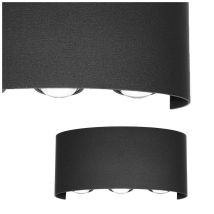 Italux - Ortelo Moderne Outdoor Up Down Wandleuchte Led,