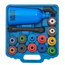 Kraftplus - K.685-0515 Öl-einfülltrichter-satz Motoröl Trichter Einfüllhilfe Adapter Mit Schwenkbarem Winkelarm - 15 Teilig