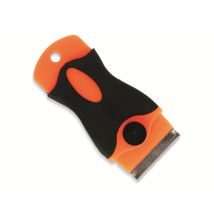 Kinzo Mini-Schaber – 11 x 2 x 5 cm – Ideal zum Reinigen von Glasflächen, Entfernen von Farbresten, Silikon und Kleber