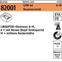 Klemmen R 82001 Gtw 40 Mm 10/5,0 Feuerverz. 1 Stück Lindapter