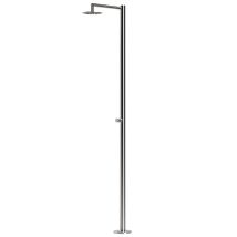 Edelstahlduschsäule Für Den Außenbereich Cm 229x6x42 Sined Doccia Inox Polifemo