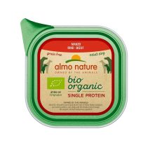 Almo Nature - Bio Bio Bio -single Vacune Protee 150 G - Hase -lebensmittel Ohne Monoprotische Getreide Fщr Erwachsene