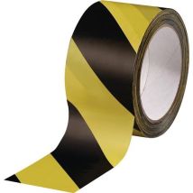 Warnmarkierungsband Pvc Schwarz/gelb L.66m B.60mm Rl.