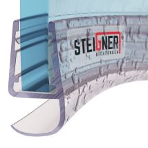 Steigner Duschdichtung Uk15 Vorgebogene Ersatzdichtung Für Runddusche Wasserabweiser, L, 90 Cm, (einzeldichtung), Für Glasstärken Von 6 Bis 8mm