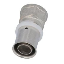 Raccord A Sertir Pour Tube Multicouche, Transition Femelle, Etame, 20x2mm - 1/2"