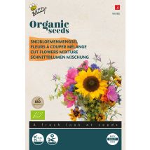 Buzzy Organic Fleurs À Couper Mélange - Bio Semences - Ca. 0,5 Gr