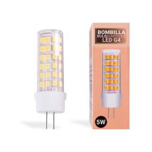 Mi Light - Bombilla Led G4 Bi-pin Tubular 12v Ac/dc - 5w - Blanco Neutro