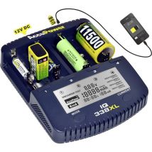 Accupower Iq338xl Caricabatterie Universale Nicd, Nimh, Liion 10340, 10350, 10440, 10500, 12500, 12650, 13500, 13650, 1