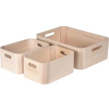 Organizer Aus Holz, 3er-set