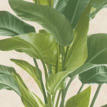 Homemaison - Metropolitan Stories Leaf Vinyl Wallpaper Textured Antonio Barcelona