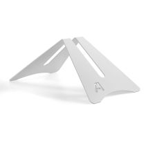 Andrys - Porta Bici Per Bici Da Corsa 1 Posto, Senza Protezioni, Verniciato, Colore Bianco, 50 X 30 X 22 Cm - Posti: 1 - Colore: Bianco - Finitura: 