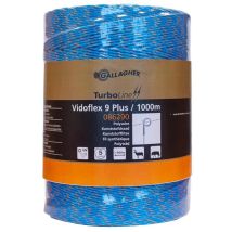 Polywire Vidoflex 9 Turboline Plus Blue 1000m Gallagher 086290gal