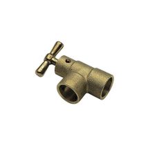 Riquier – TE trappola a saldare quadrata 18 – Filettatura 1/2" – Raccordo in ottone