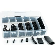 Set Di Tubi Termorestringenti H-2(z) Rapporto Di Restringimento 2:1, 127 Pezzi, Nero
