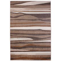 Andiamo - Teppich Chelles Braun-gestreift, 120 X 170 Cm Teppiche Teppichboden