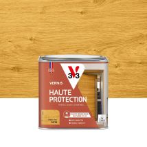 V33 Hochleistungs-holzlack Für Den Außenbereich, Hellseidenmatt Eiche, 0,5 L V33