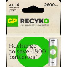 Batérie Aa Recyko Gp 2600mah Ni-mh - 4 Ks