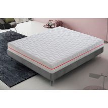 Materassiedoghe - Matelas Mousse 140x190 - Accueil Mémoire De Forme – Epaisseur 20 Cm – Déhoussable
