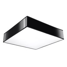 Sollux – Horus 55cm Black Ceiling Lamp – E27 Socket – Modern Design for Contemporary Interiors
