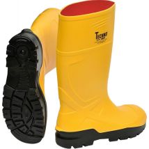 Botas de seguridad S5 CI SRC 35332 Rönne amarillas - Talla 41 - Antideslizantes, antibacterianas, resistentes a productos químicos