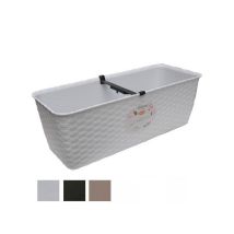 Vaso Natural Rett. Moka 40 cm Diámetro x 16 cm Altura – Plástico 100% Biodegradable