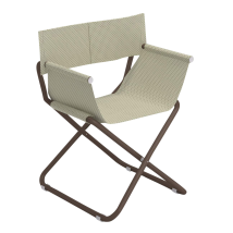 [neuwertig] B-ware Emu Snooze Garten Regiestuhl Stuhl Gartenstuhl Sitzmöbel Beige Braun 61x80x60cm