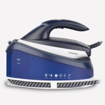 Hkoenig Central de Vapor V7 – 2200W – 5,5 Bares – 120 g/min – Depósito 1,5L – Suela Cerámica – Vapor Vertical