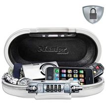 Master Lock - 5900eurdwht Caja Fuerte Transporte Seguro Acrilonitrilo Butadieno Estireno (abs) Metálico, Blanco